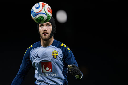 goalkeeper Noel Törnqvist of the Swedish men’s national