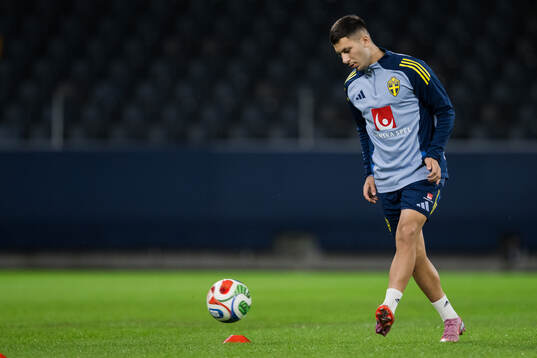 Roony Bardghji of the Swedish men’s national football
