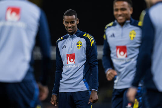 Alexander Isak of the Swedish men’s national football
