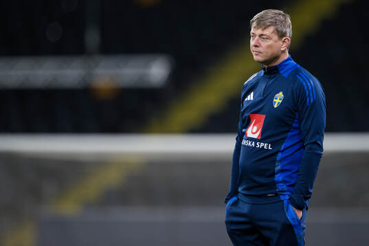 Head coach Jon Dahl Tomasson of the Swedish men’s