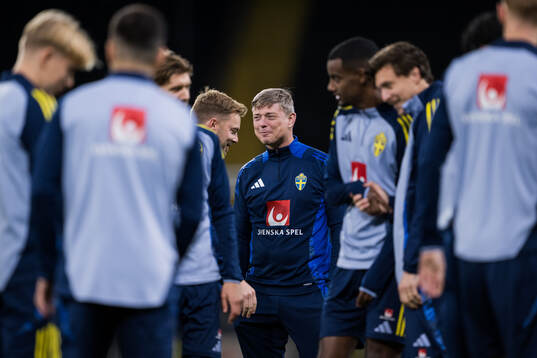 Head coach Jon Dahl Tomasson of the Swedish men’s