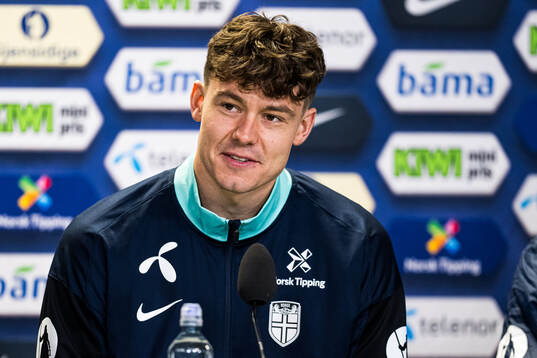 Jørgen Larsen of the Norwegian national football team