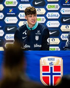 Jørgen Larsen of the Norwegian national football team