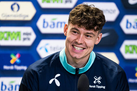 Jørgen Larsen of the Norwegian national football team