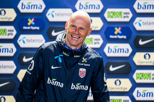 Head coach Ståle Solbakken of the Norwegian national