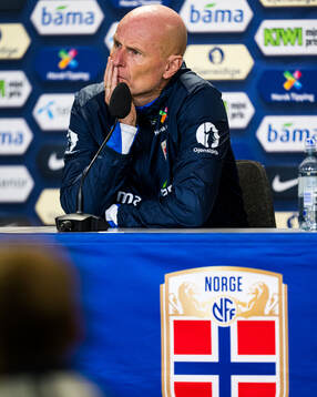 Head coach Ståle Solbakken of the Norwegian national
