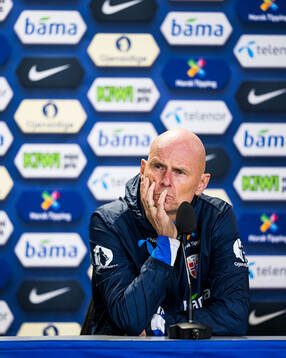 Head coach Ståle Solbakken of the Norwegian national