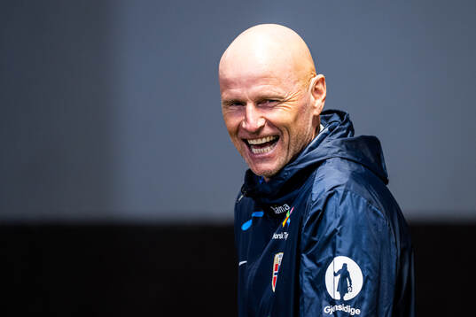 Head coach Ståle Solbakken of the Norwegian national