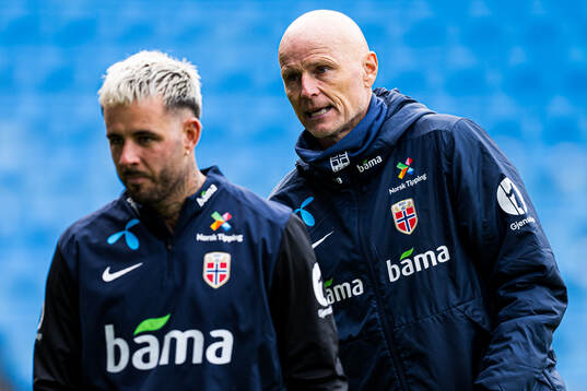 Head coach Ståle Solbakken of the Norwegian national