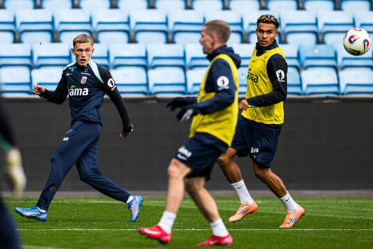 Marcus Pedersen of the Norwegian national football team