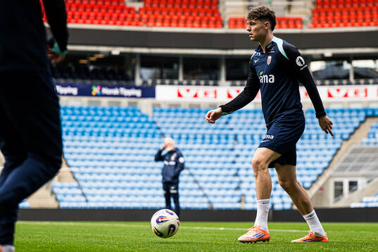 Jørgen Larsen of the Norwegian national football team