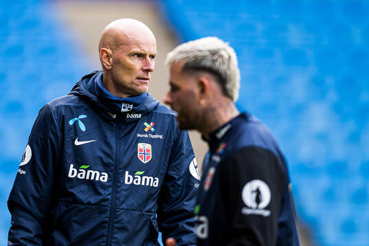 Head coach Ståle Solbakken of the Norwegian national