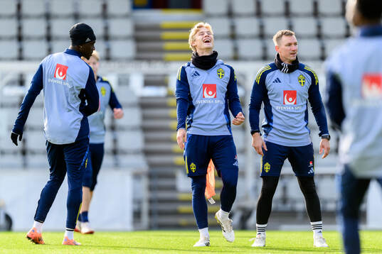 Theo Bergvall of the Swedish under-21 national football team
