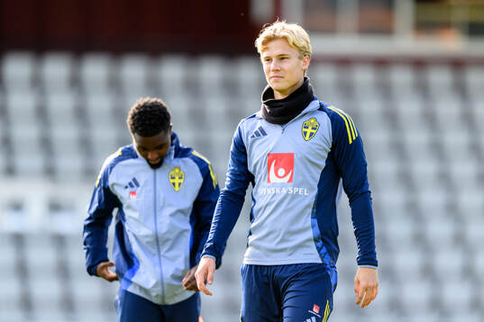 Theo Bergvall of the Swedish under-21 national football team