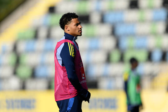 Momoduo Sonko of the Swedish under-21 national football team