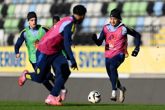 Amin Boudri of the Swedish under-21 national football team