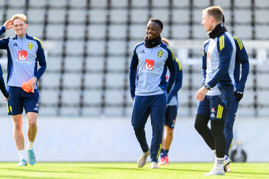 Richie Omorowa of the Swedish under-21 national football