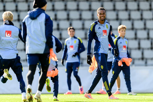 Jonah Kusi-Asare of the Swedish under-21 national football