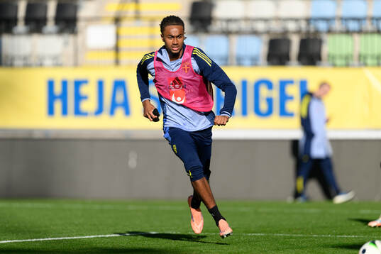 Jonah Kusi-Asare of the Swedish under-21 national football