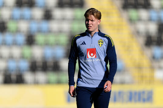 Nils Zätterström of the Swedish under-21 national