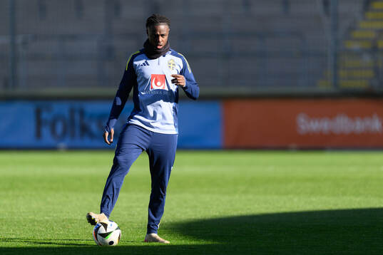 Richie Omorowa of the Swedish under-21 national football