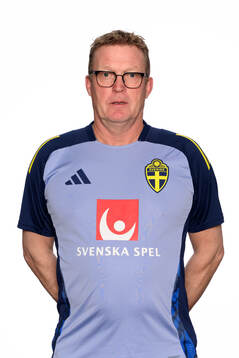 Goalkeeper coach Leif Troedsson poses for a portrait
