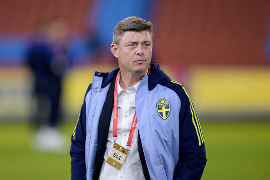 Head coach Jon Dahl Tomasson of Sweden