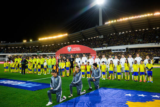 lineups of Sweden and Kosovo