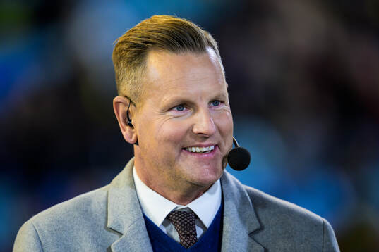 Niklas Jihde in the Viaplay’s studio