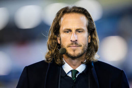 Jonas Olsson in the Viaplay’s studio