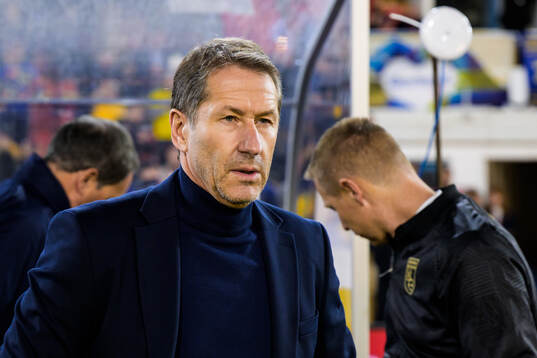 Head coach Franco Foda of Kosovo