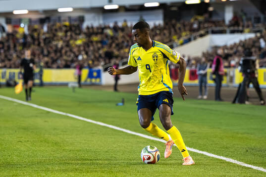 Alexander Isak of Sweden