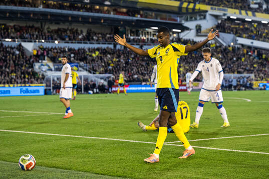 Alexander Isak of Sweden