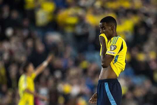 Alexander Isak of Sweden