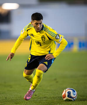 Roony Bardghji of Sweden