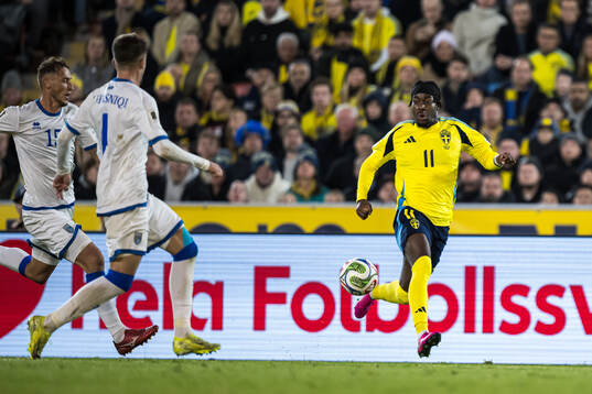 Anthony Elanga of Sweden