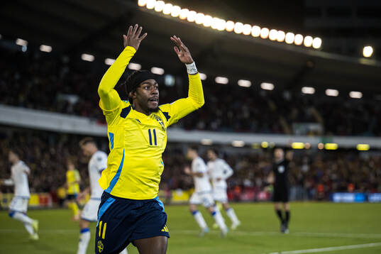 Anthony Elanga of Sweden