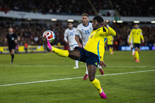 Anthony Elanga of Sweden