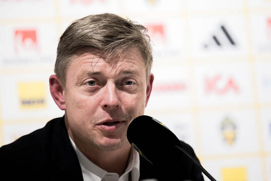 Head coach Jon Dahl Tomasson of Sweden