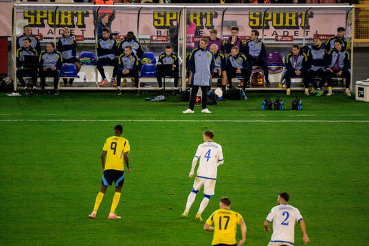 Head coach Jon Dahl Tomasson of Sweden