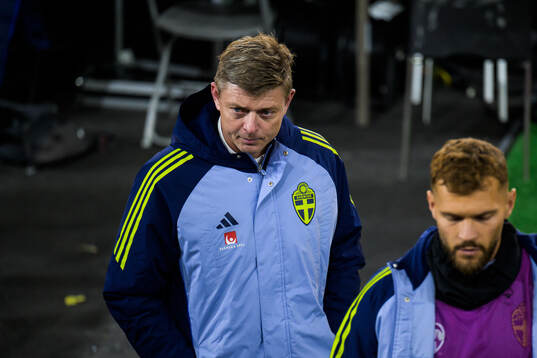 Head coach Jon Dahl Tomasson of Sweden