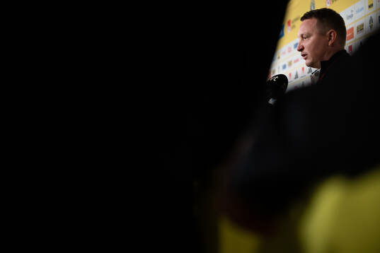 Kim Källström, Head of Football, is interviewed