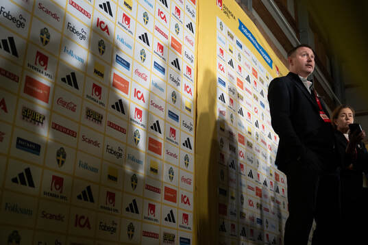 Kim Källström, Head of Football, is interviewed