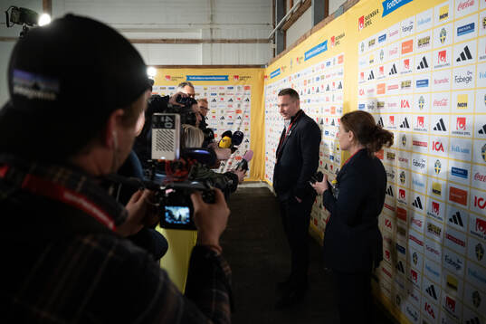 Kim Källström, Head of Football, is interviewed