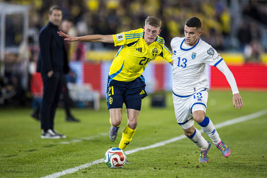 Alexander Bernhardsson of Sweden and Dion Gallapeni of