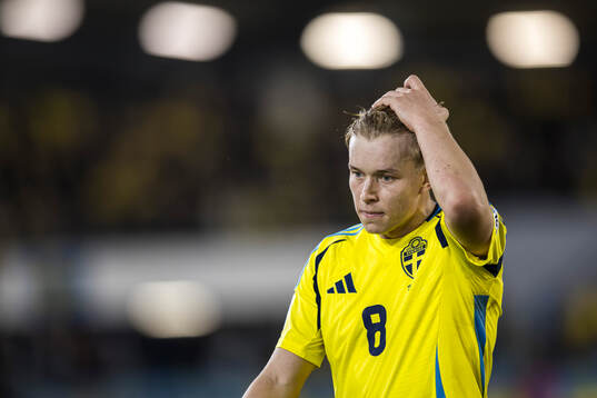 Daniel Svensson of Sweden looks dejected the FIFA World Cup