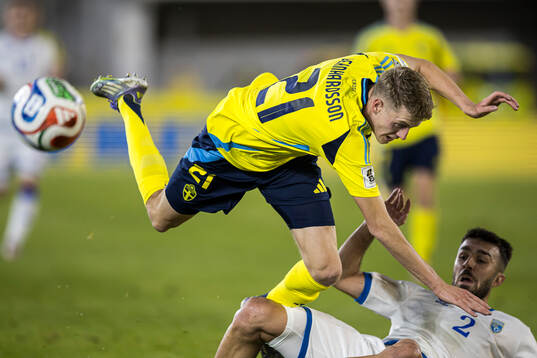 Alexander Bernhardsson of Sweden and Kreshnik Hajrizi of