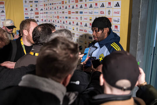Anthony Elanga of Sweden