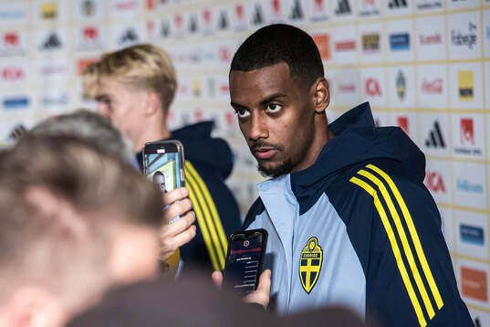 Alexander Isak of Sweden