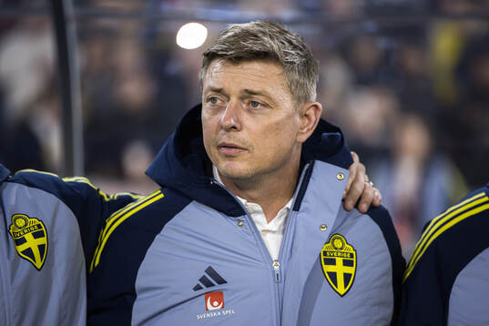 Head coach Jon Dahl Tomasson of Sweden